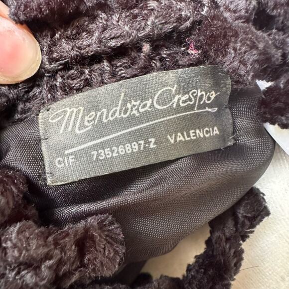 Mendoza Crespo Black Knit Jacket - Unique Design - Size Large - Picture 7 of 7